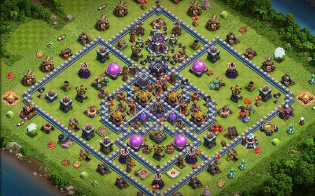 Undefeated TH15 Farming Base with Anti-Air Defense