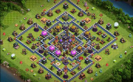 Legendary TH15 Farming Base for Loot Protection