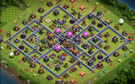 Anti Electro Dragon TH15 Farming Base with Link