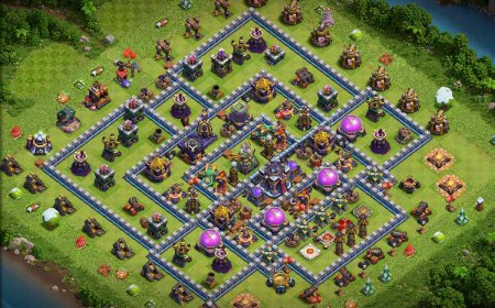 Powerful Town Hall 15 Base Layout for Defense