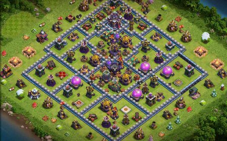 Top Town Hall 15 Farming Base Against Electro Dragons