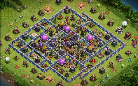 Top Town Hall 15 Farming Base Layout for Resources
