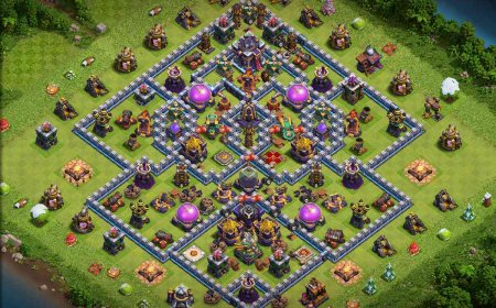 Creative Town Hall 15 Farming Base Against Raids