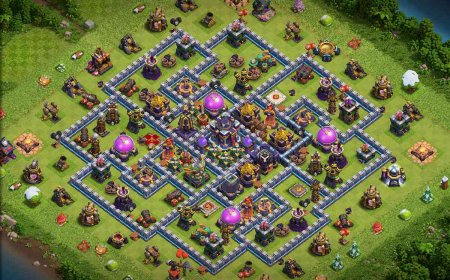 Powerful TH15 Trophy Base - CoC Anti 2 Stars