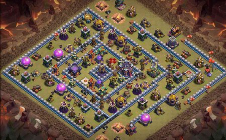 Best TH15 War Base - Clash of Clans - Anti Ground #37