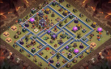 Town Hall 15 Anti 3 Star Base with Link #39