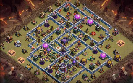 Town Hall 15 Anti 3 Star Base with Link #44
