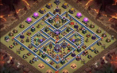 TH15 New Base with Link - Anti 3 Stars War Layout #48