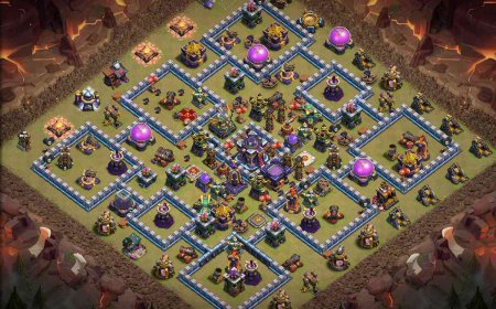 TH15 War Base Anti 1 Star Layout with Link #52
