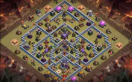 TH15 Hard War Base - Anti 3 Stars with Link #54