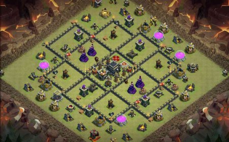 TH9 War Base Layout with Link - Anti 2 Stars #22