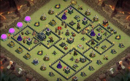 Latest TH9 Anti lavaloon Base - Anti 2 Star #35