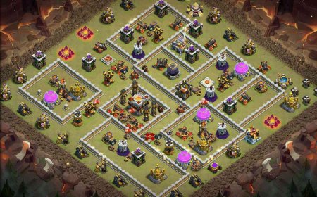 Town Hall 11 War Base - Anti 1 Star Layout with Link #59