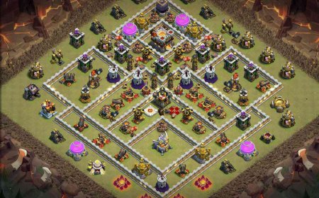 Town Hall 11 War Base - Anti Electro Dragon Layout #74