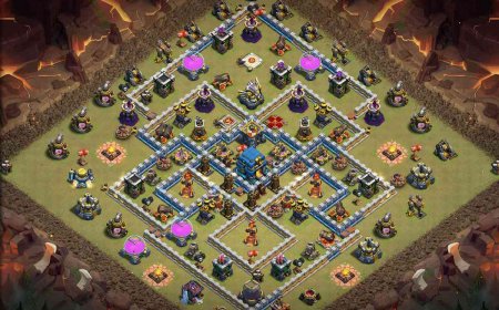 TH12 War Base - Anti 2 Stars Layout Link for COC #50