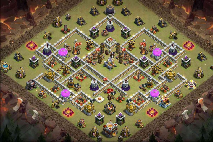 town hall 11 clash of clans base layout