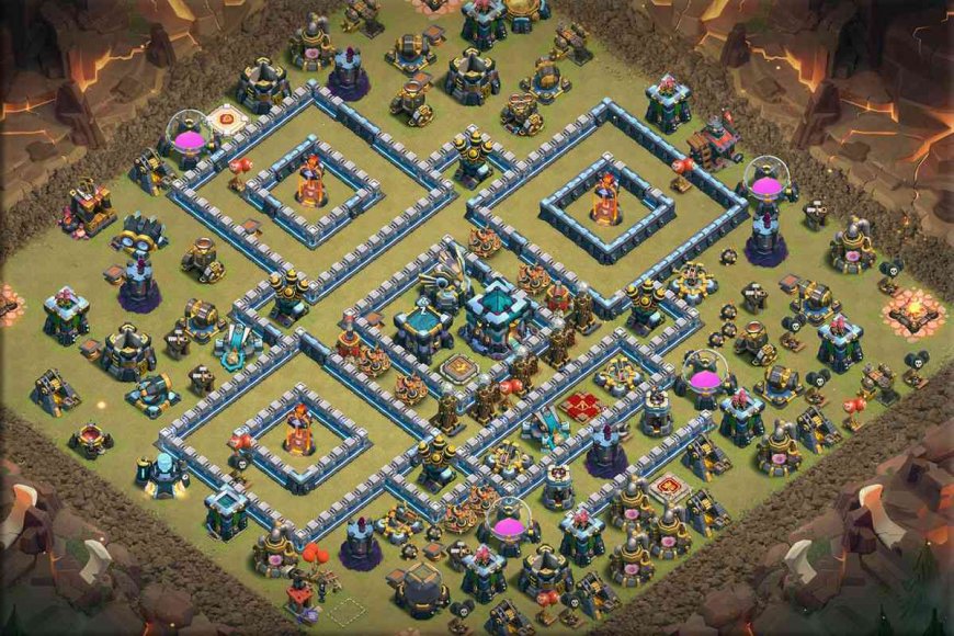 Best Clan War Base TH13 with Link #27