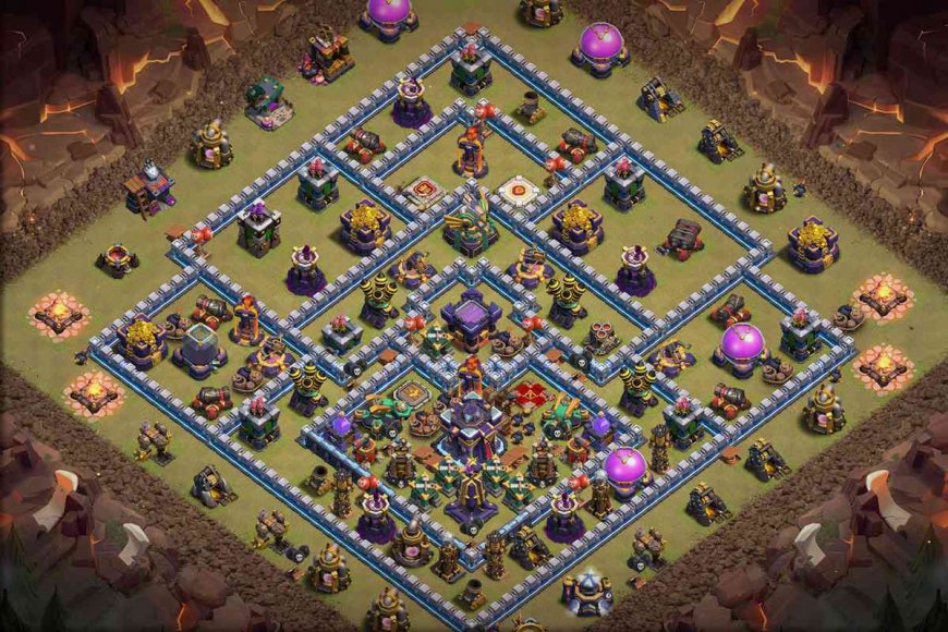 TH15 Defense Base - Anti 2 Star Layout with Link #43
