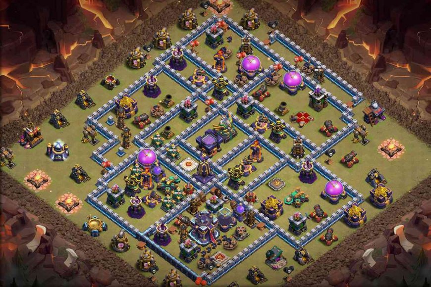 Town Hall 15 Anti 3 Star Base with Link 2023 #44