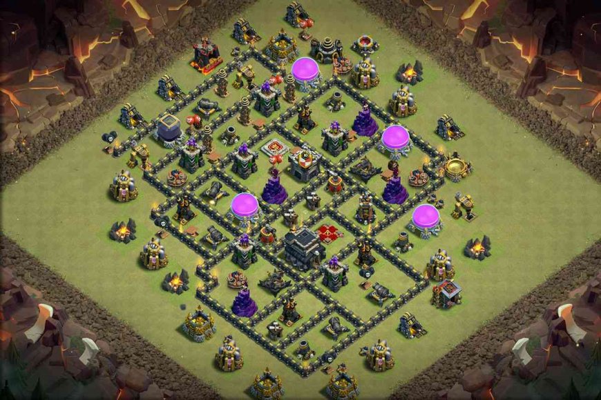 Best Town Hall 9 War Base Layout with Link 2023 #30