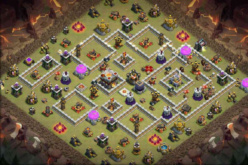 TH11 Anti Hog-Miner Base Layout with Link 2023 #58