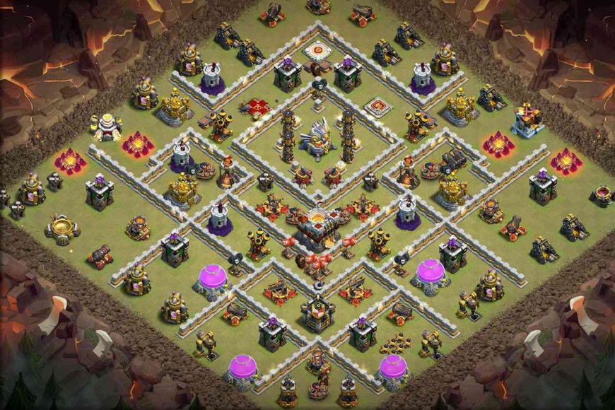 Town Hall 11 - Anti 1 Star Base Layout with Link #66