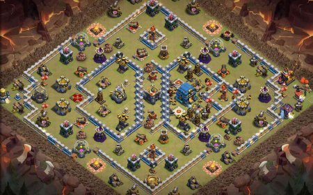 Best TH12 War Base Anti 2 Star Layout - CWL #52