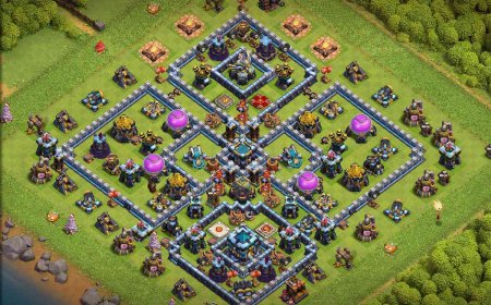 Best TH13 Anti 3 Star Farming Base Layout Link #16