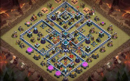 Top 10 Best TH13 Layouts Anti 3 Star | Town Hall 13 War Base - COC ...