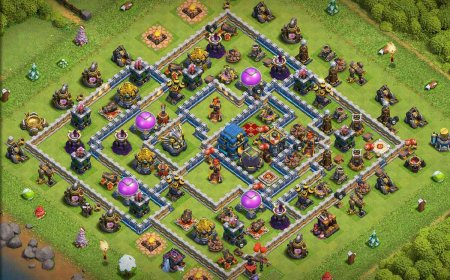 TH12 Farming Base - Anti 3 Star - Inferno Island Layout #15