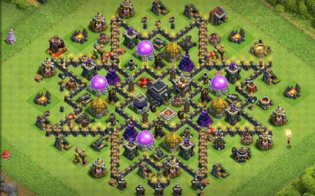 Town Hall 9 Anti 2 Star Farming Base Layout Link #17