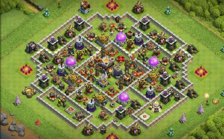 Best TH11 Farming Base - Anti Everything Layout Link #20