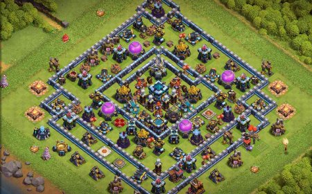 Best TH13 - Anti 2 Star Farming Base Layout #17
