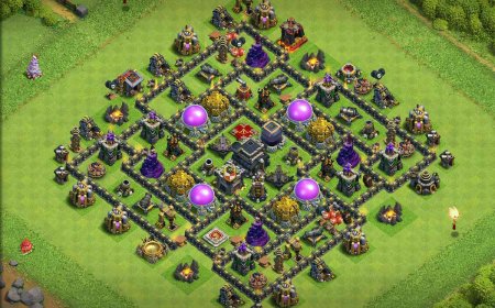Best TH9 - Anti Everything Farming Base Layout