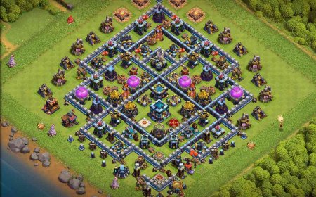 New Town Hall 13 - Anti 2 Star Farming Base Link #18