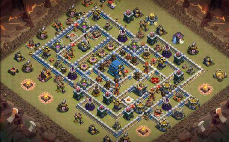 Best TH12 Anti 2 Star War Base - CWL Layout Link #55