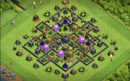 Best Town Hall 9 Anti 1 Star Farming Base Layout #21