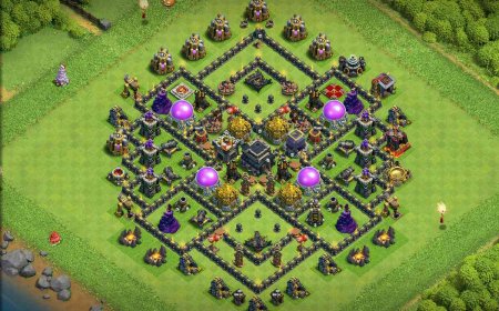 Town Hall 9 Anti Farming Base - Anti 2 Star Layout #23
