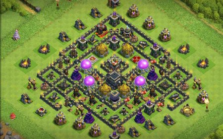 New TH9 Farming Base Link - Anti 2 Star Copy Layout #24