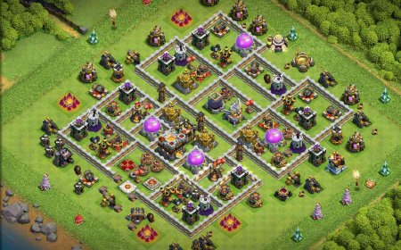 Latest Town Hall 11 Anti 3 Star Farming Base Layout #23