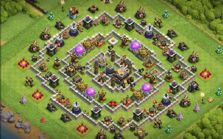 Best Town Hall 11 - Anti 1 Star Farming Base Layout Link #28