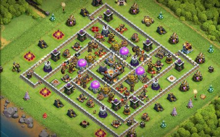 Best TH11 Farming Base Anti 1 Star Layout with Link #31