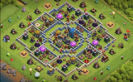 Best TH12 Anti Everything Farming Base - COC Layout #19