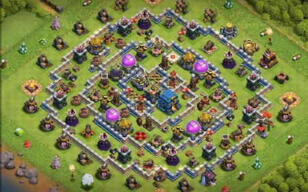 Best TH12 - Anti 1 Star Farming Base Layout with Link #22