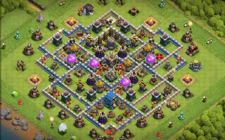 Top TH12 Farming Base - Anti 3 Star Layout Link #28