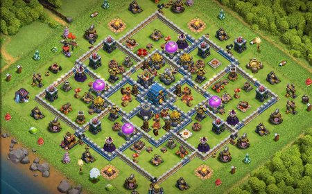 Epic TH12 Farming Base - Anti Electro Dragon Layout #32