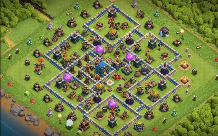 Best TH12 Farming Base - Anti 2 Star Layout Link #33