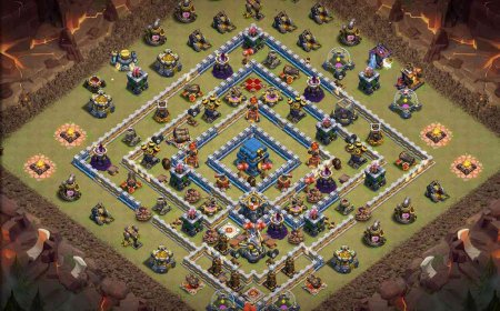 Best TH12 Anti 2 Stars War Base Layout - Clan War #56