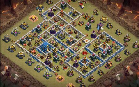 Top TH12 Anti Air War Base - Anti 3 Star Layout #63