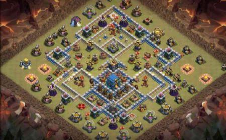 Best TH12 - Anti Everything War Base Layout - COC #68